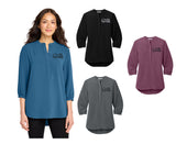 Port Authority® Women's 3/4-Sleeve Textured Crepe Tunic