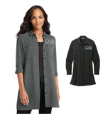 Port Authority® Women's Textured Crepe Long Tunic