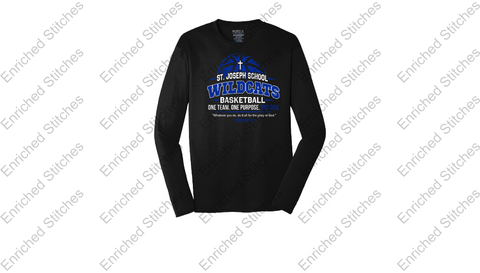 TEAM JERSEY Port & Co® Long Sleeve Performance Tee