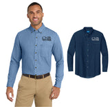 Port & Co® Long Sleeve Value Denim Shirt