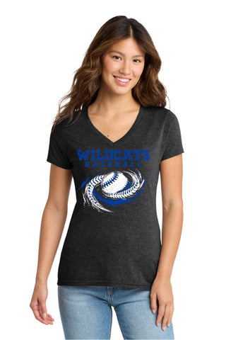 Port & Co™ Women's Tri-Blend V-Neck Tee