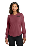 Mercer+Mettle® Women’s Stretch Jersey Long Sleeve Blouson Top