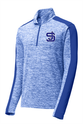 Sport-Tek ® Youth PosiCharge ® Electric Heather Colorblock 1/4-Zip Pullover YST397